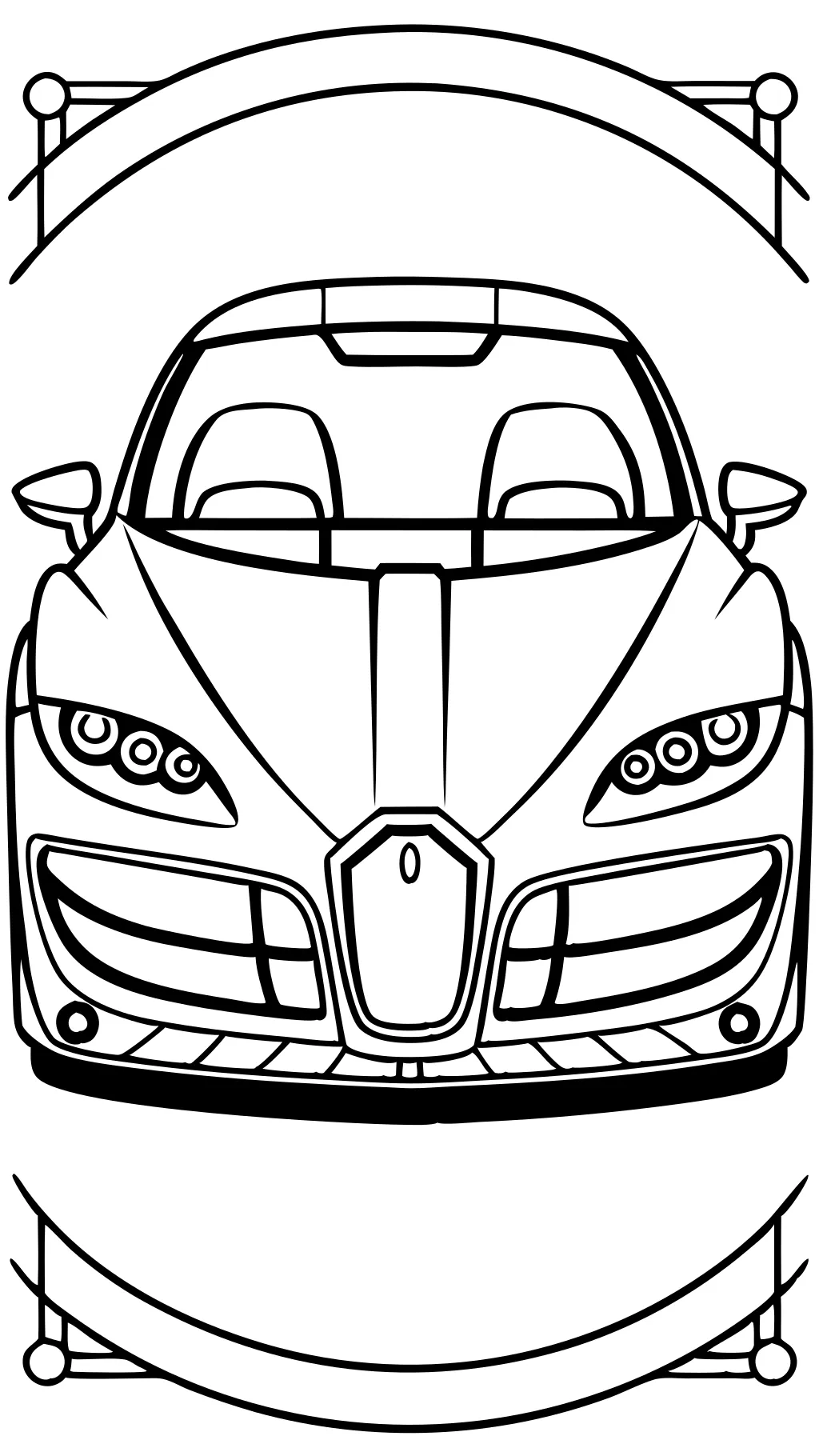 coloriages de la voiture Bugatti